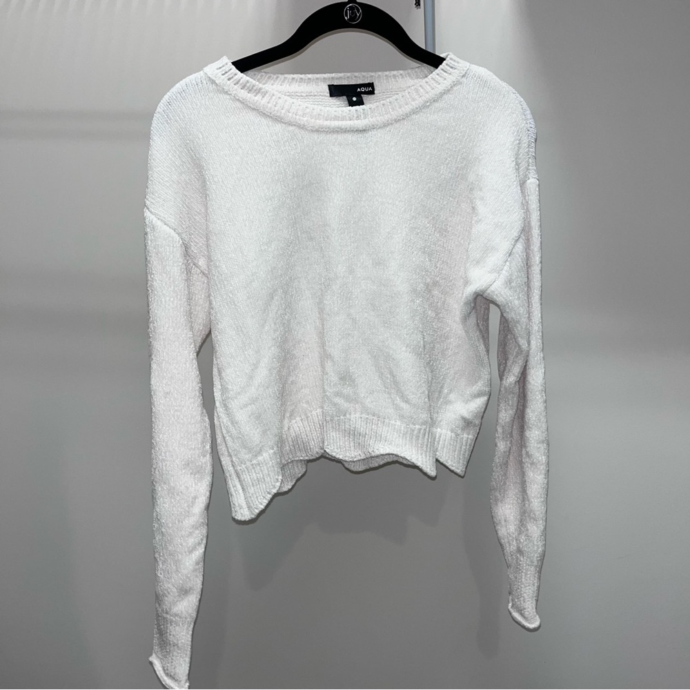 White Aqua Sweater